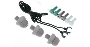 Pre-shaped silicone earplugs
