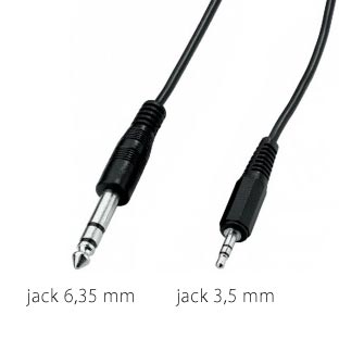 câbles jack 3.5 vs 6.35