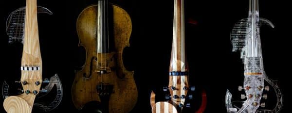 What are the differences between an acoustic violin and an electric violin?