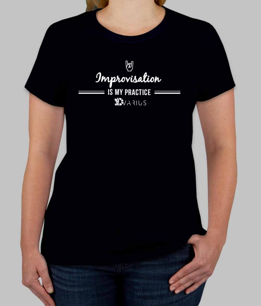 Tee shirt about music improvisation