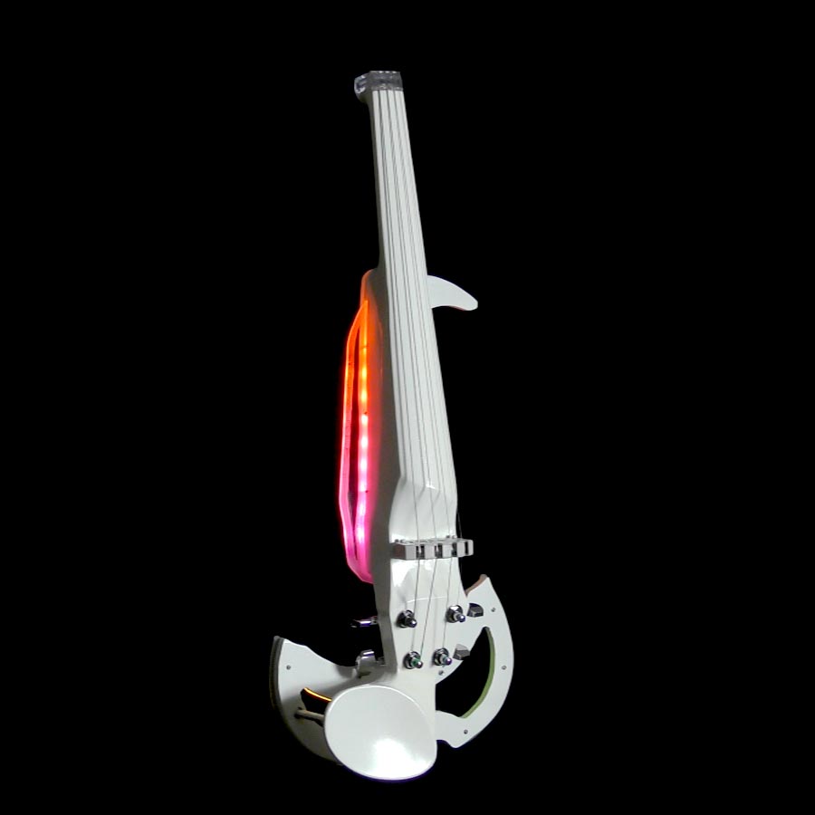 The Prism an electric violin with LEDs
