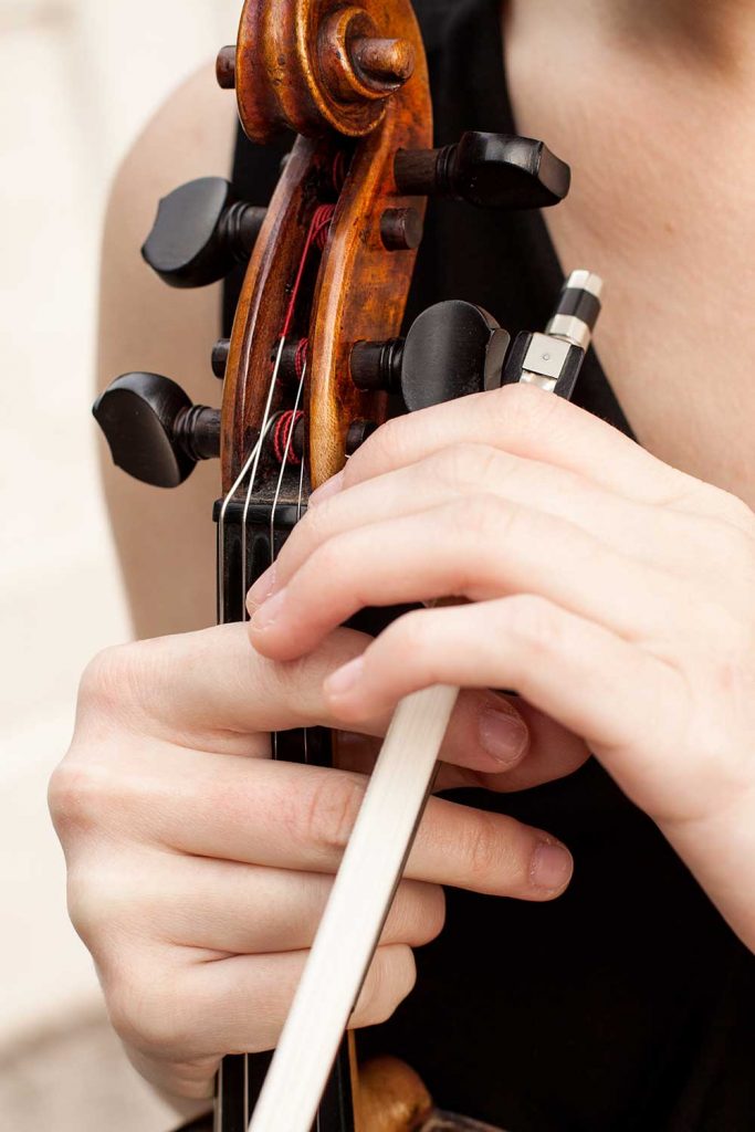 Violon Acoustique À Cordes Pour Enfant, Violon Étudiant, Archet