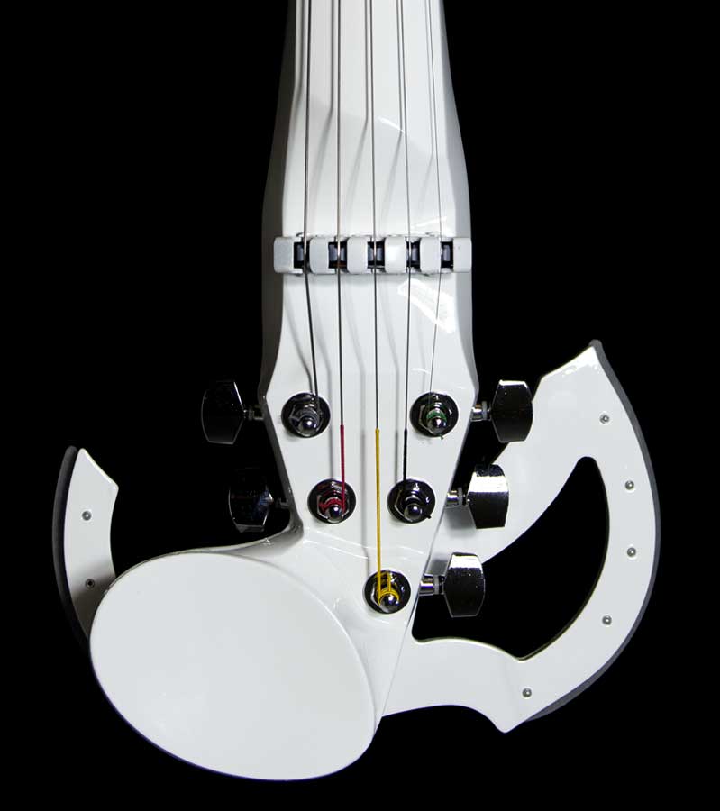 White Line electric violin using 5 strings