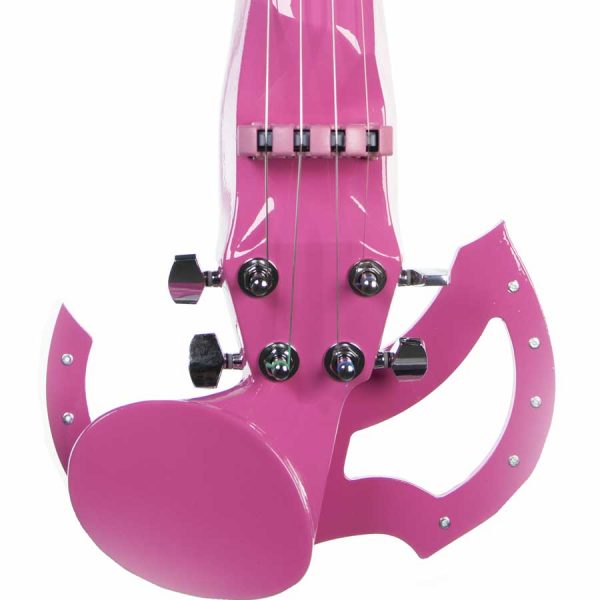 violín eléctrico rosa