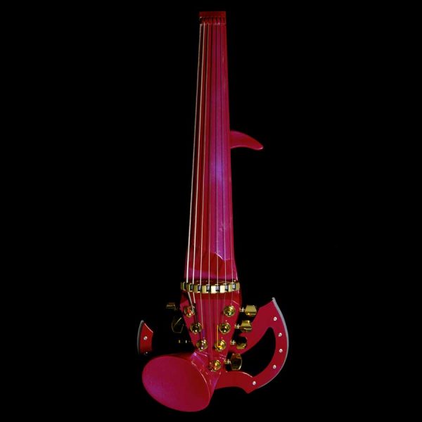 Red candy 7 string Colored Line electric violin
