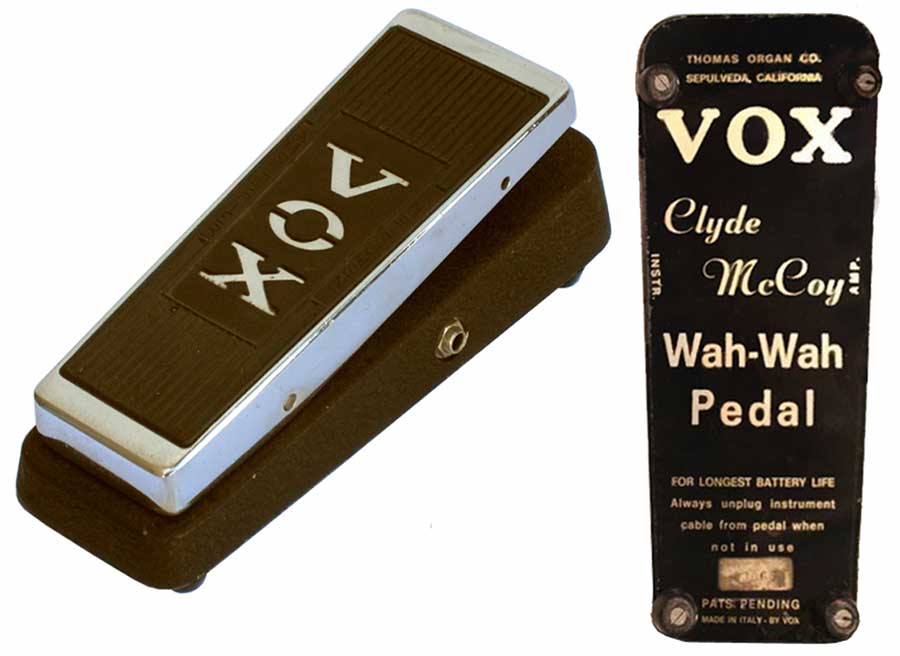 The first wah pedal invented by Vox