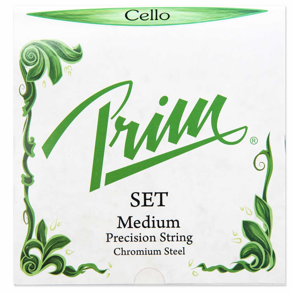 Prim cello strings set with a medium gauge