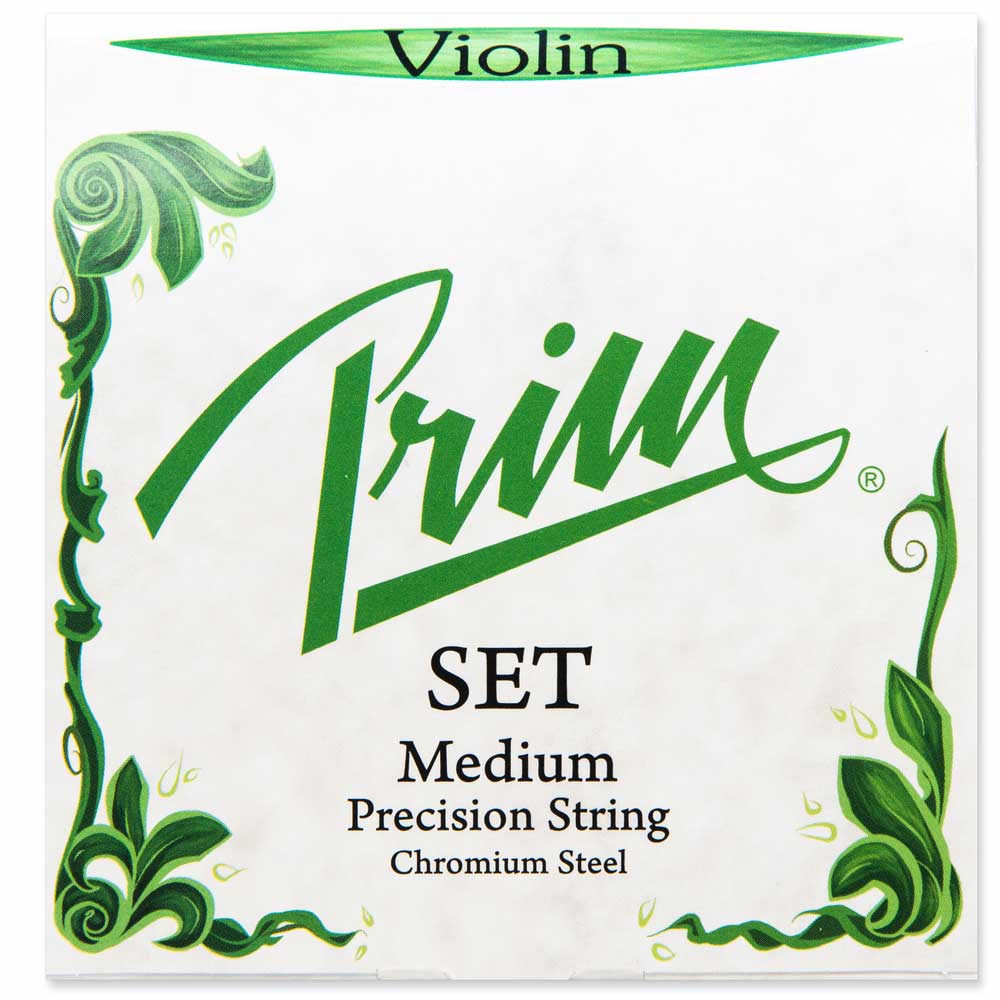Prim violin strings set with a medium gauge