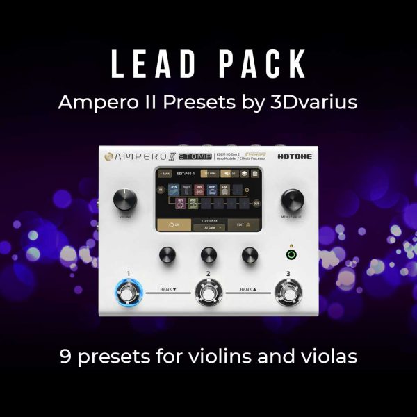 Lead presets collection for Ampero II for violas and violins
